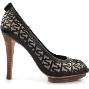 🌸Tory Burch|‎ Signature Peep Toe Pums 10.5